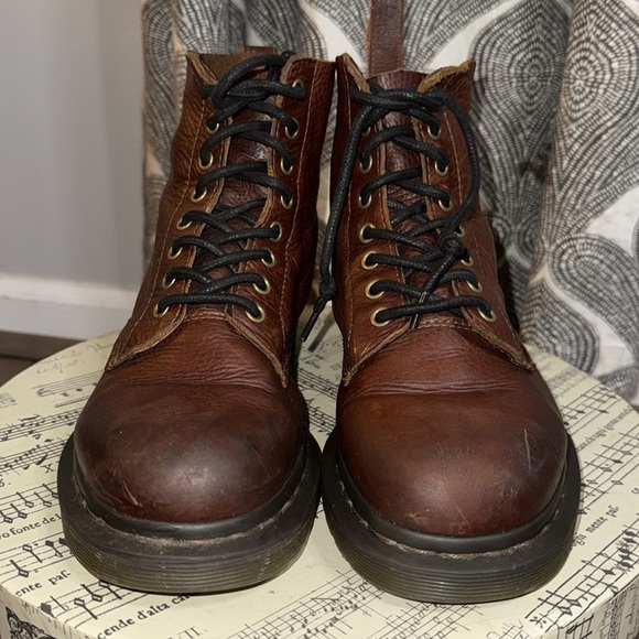 Dr Martens 1460 Pascal Harvest Boots in Tan Size 8 - Picture 3 of 8